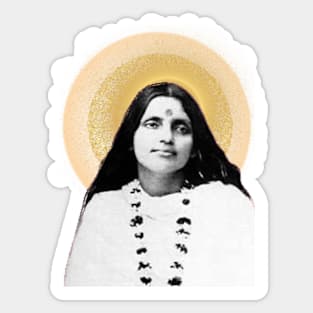 Beautiful Mother Anandamayi Ma Sticker